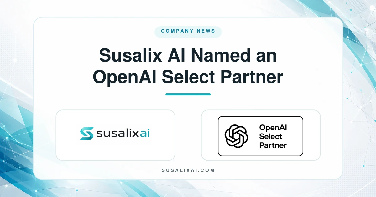 Susalix AI named an OpenAI Select Partner